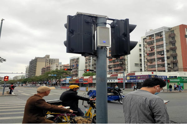 Shenzhen Longhua human body sensing road safety reminder publicity project